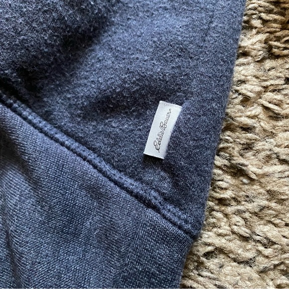 Eddie Bauer Womens Camp Wrap Cardigan Blue Size Medium Open Front Thumb Holes, B - Picture 3 of 9
